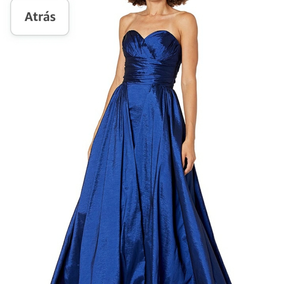 MAC DUGGAL STRAPLESS SWEETHEART A-LINE DRESS